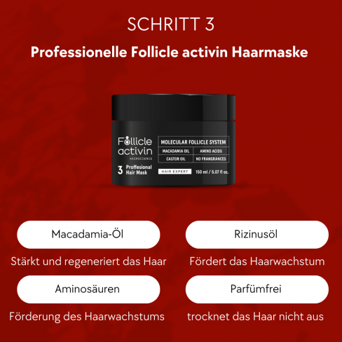 Professionelle Follicle activin Haarmaske 