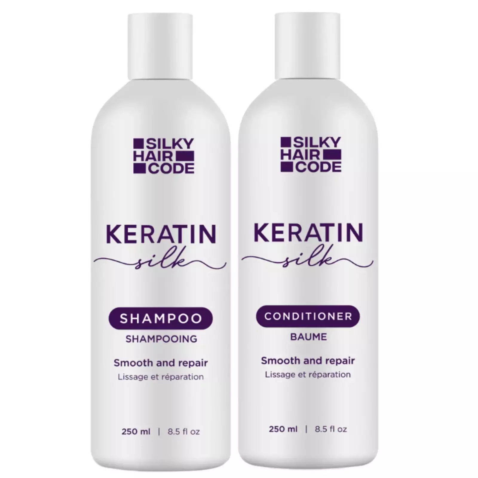 Keratin Silk Hair Smoothing Set für geschädigtes Haar Keratin Silk Hair Smoothing Set für geschädigtes Haar