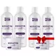 Keratin Silk shampooing, baume et masque - Réparent efficacement les cheveux abîmés + deuxième kit gratuit