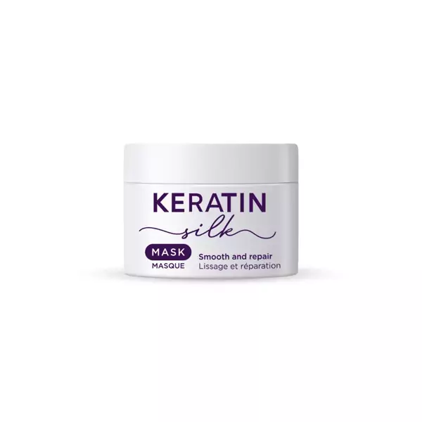 Keratin Silk intensiv wiederherstellende Maske – für glattes, seidiges und gesund aussehendes Haar