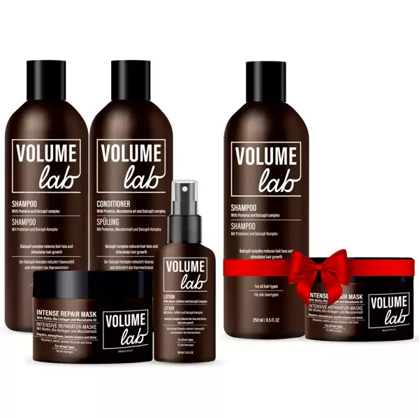 Volume Lab pour des cheveux plus épais et plus beaux + kit cadeau supplémentaire
