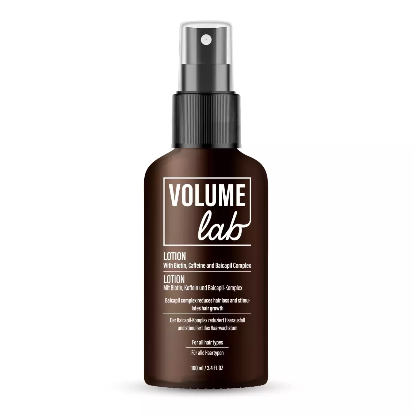 Volume Lab Lotion erhöht das Haarwachstum und verringert den Haarausfall Volume Lab Lotion erhöht das Haarwachstum und verringert den Haarausfall
