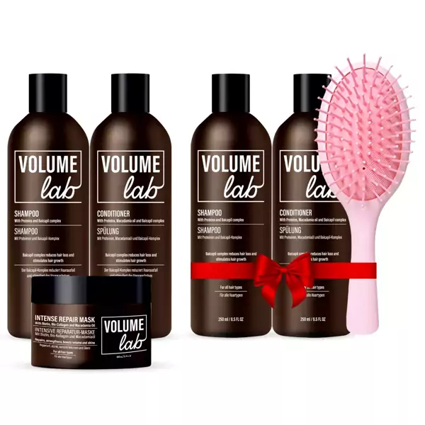 Volume Lab-Set für intensiven Haaraufbau und Haarwachstum +  Ein Set gratis